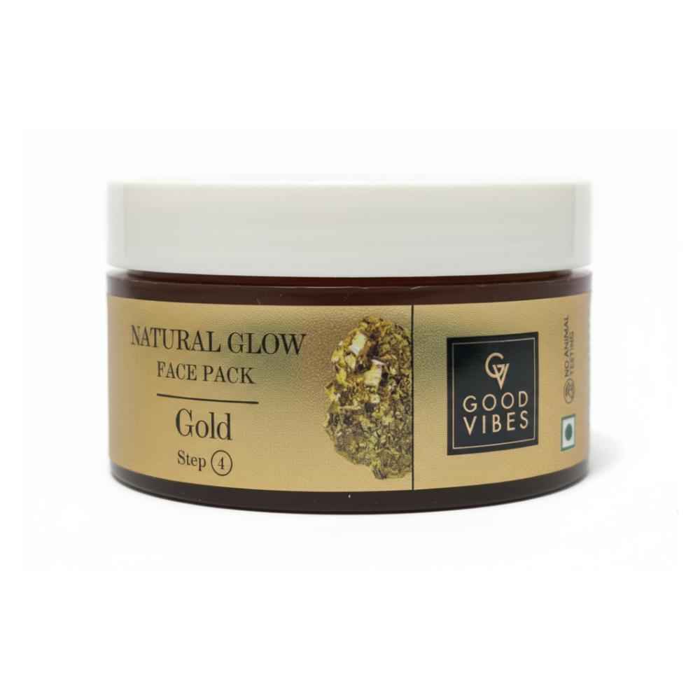 Buy Good Vibes Natutral Gold Face Pack (50 gm) - Purplle