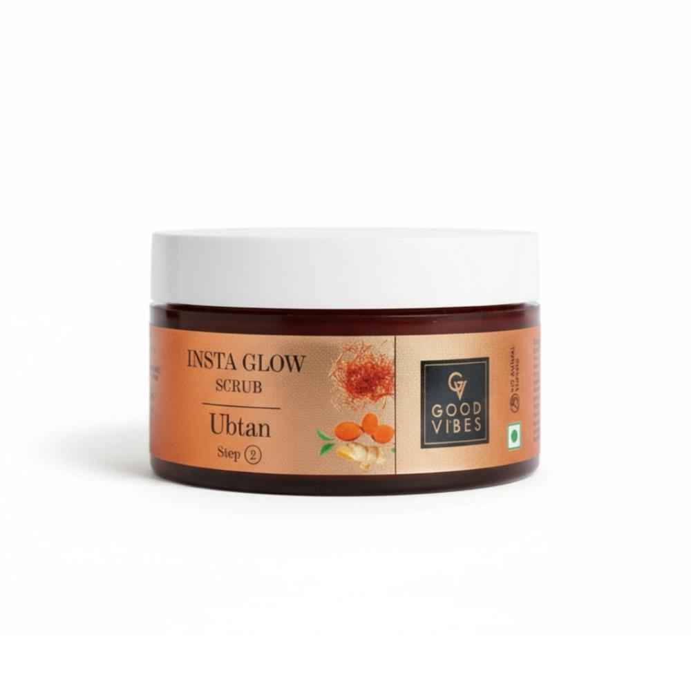 Buy Good Vibes Ubtan Insta Glow Scrub (50 gm) - Purplle