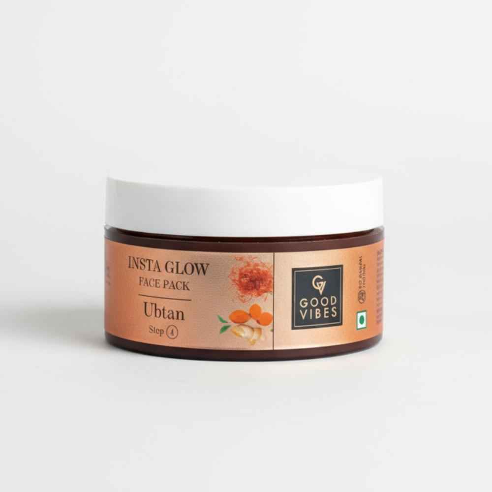 Buy Good Vibes Ubtan Insta Glow Massage Face Pack (50 gm) - Purplle
