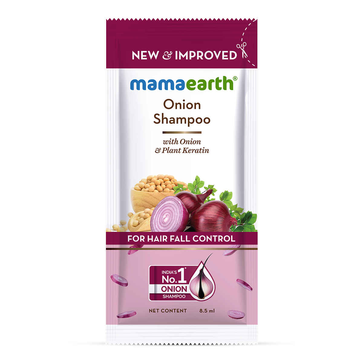 Buy Mamaearth Onion Shampoo 8.5 ml - Purplle