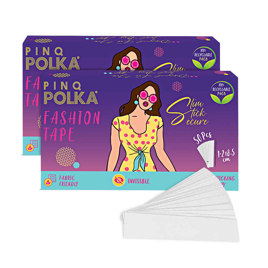 Buy PINQ POLKA Fashion Tape (50 Pcs) - Purplle