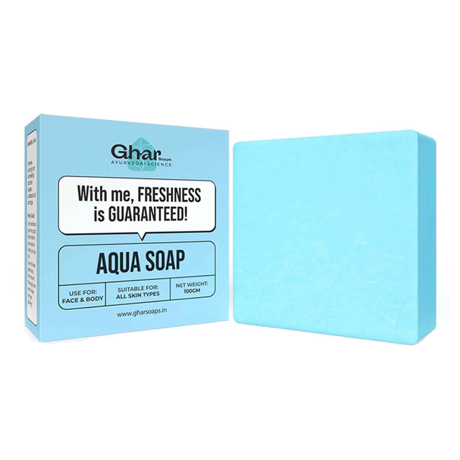 Buy GHAR SOAPS aqua soaps (100 gm) - Purplle