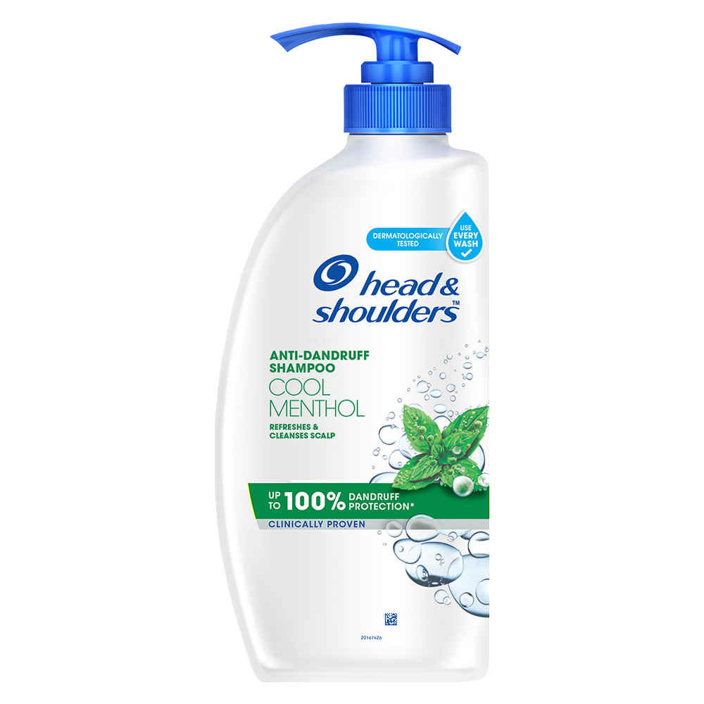 Buy Head and Shoulders Cool Menthol Anti Dandruff Shampoo 650 ml - Purplle