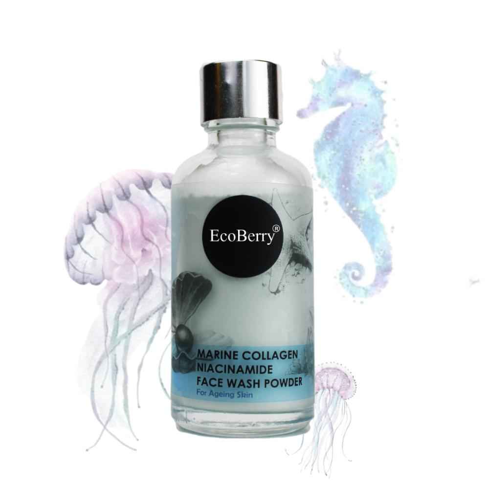 Buy Ecoberry Marine Collagen Face Wash Powder 30 gm - Purplle