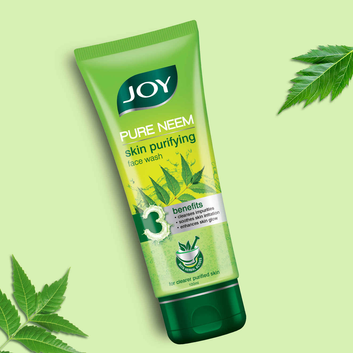 Buy Joy Skin Purifying Neem Face Wash For Oily Skin | Fights Acne, Pimples & Controls Excess Oil (100 ml) - Purplle