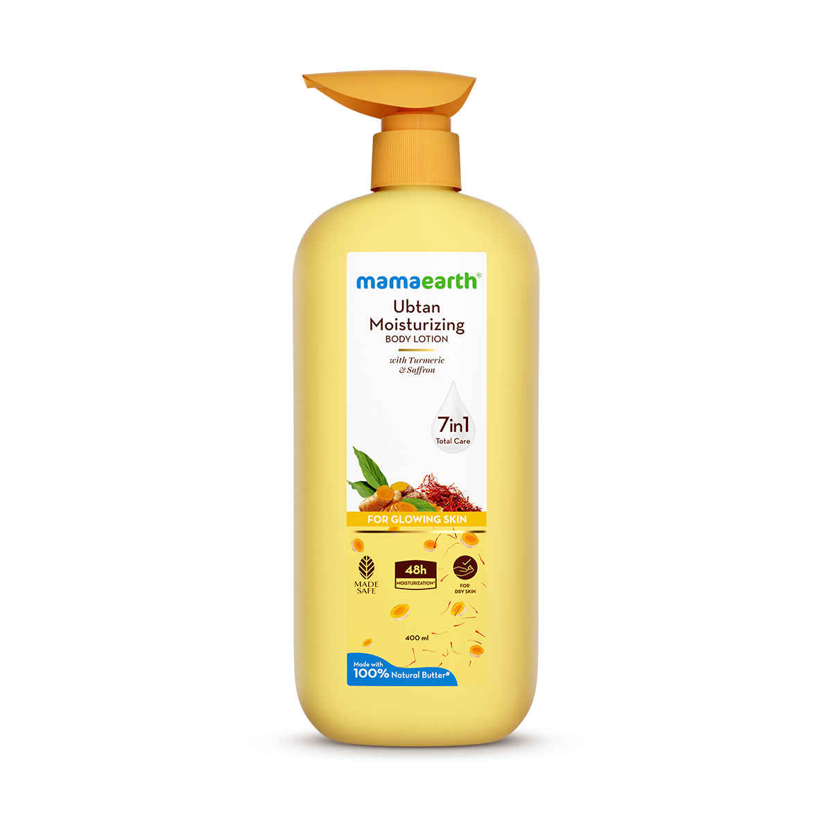 Buy Mamaearth Ubtan Moisturizing Body Lotion 400ml - Purplle