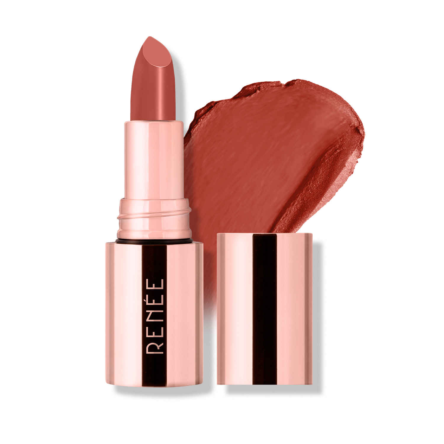 Buy RENEE Everstay Long Stay Matte Lipstick - Nude Luxe, Hydrating & Non-Drying, Smudge-Proof, Lightweight, Long Lasting, Intense Pigment, Full Coverage, Vitamin E Infused, For All Occasions, 4.2 gm - Purplle