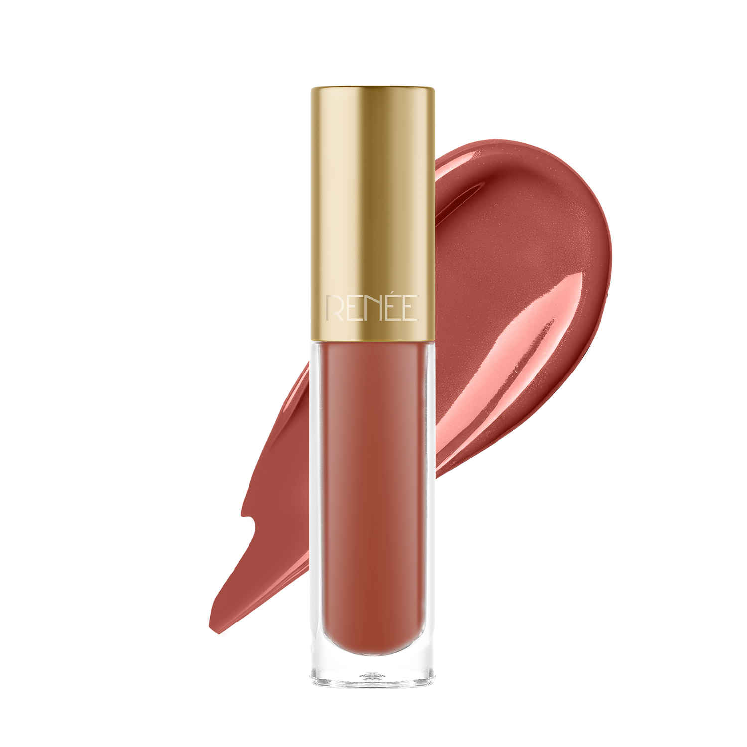Buy RENEE H2O Hydrating Liquid Lipstick Mocha Mist, Hydrating, Lightweight | Natural Lip Like Look | Glossy finish | Hyaluronic Acid, Peptides & Vitamin E Infused | 4 ml - Purplle