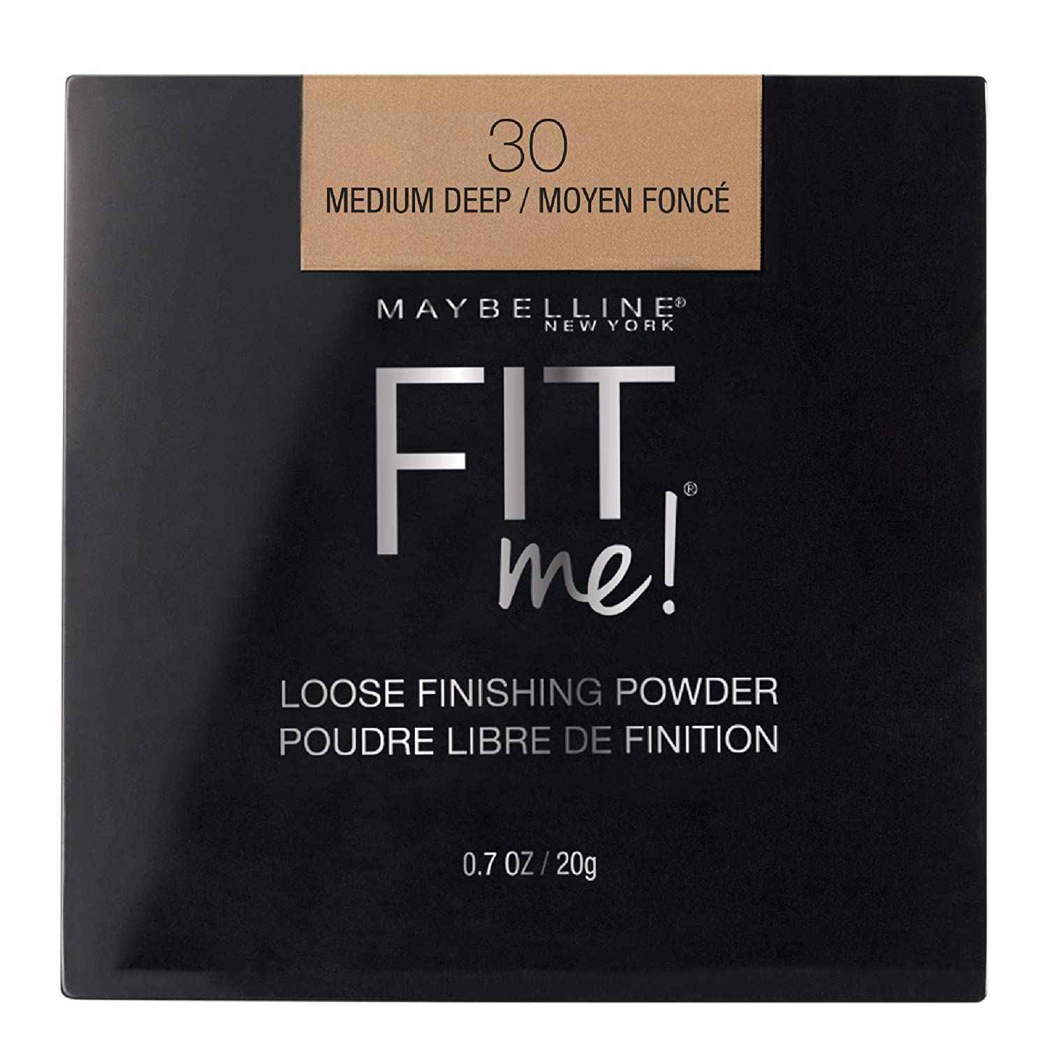 Buy Maybelline New York Fit Me Loose Finishing Powder, Silky & Lightweight Powder - 30 Medium Deep|20 gm - Purplle
