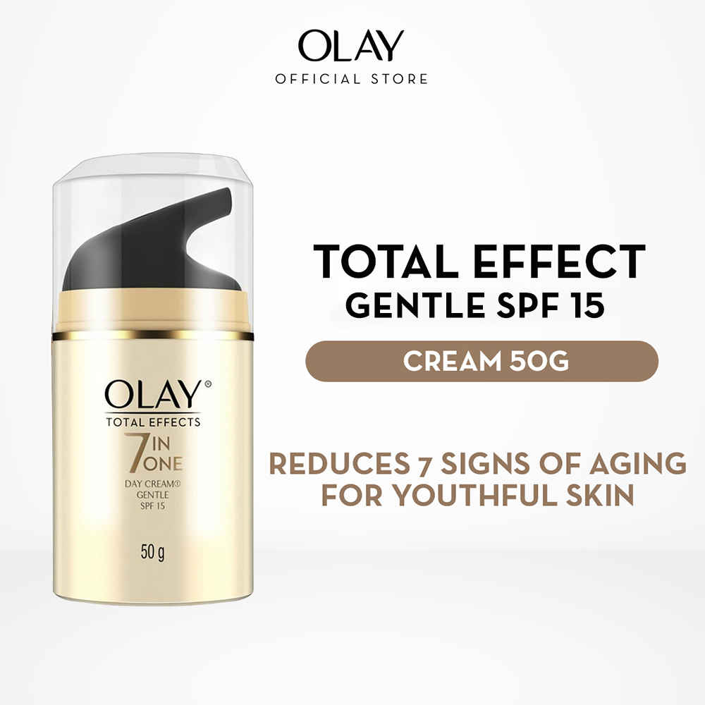 Buy Olay Total Effects 7 In 1 Anti Ageing Skin Cream Gentle SPF15 50 gm - Purplle