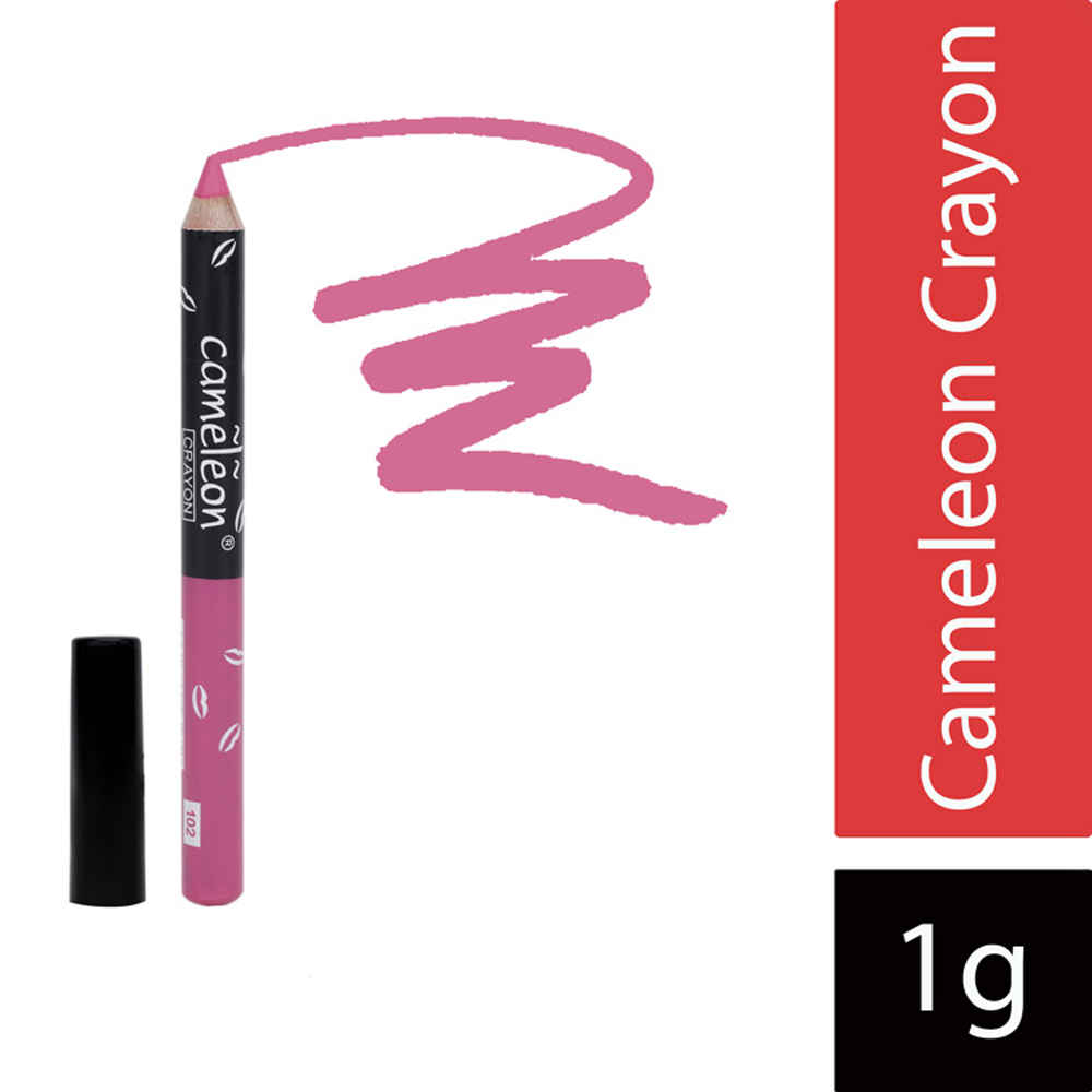 Buy Cameleon Crayon Lipstick (102,pink) 5 gm - Purplle
