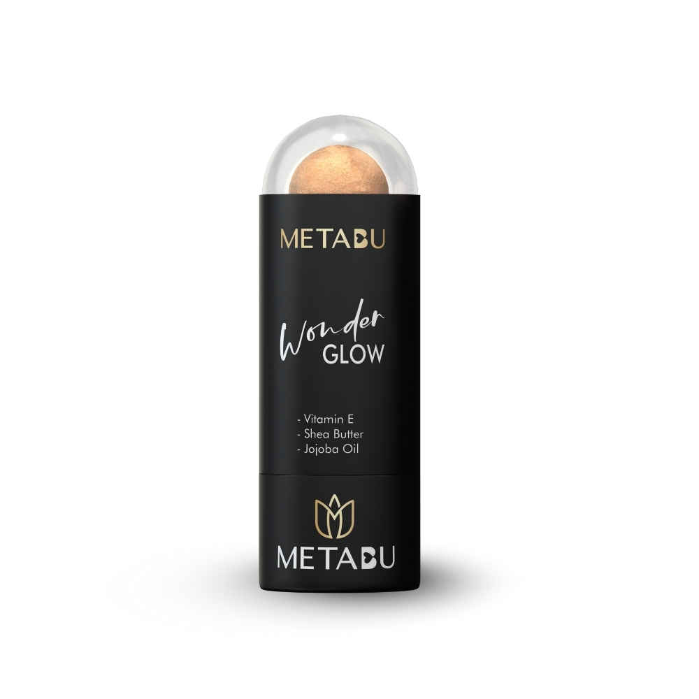 Buy Metabu Wonder Glow Highlighter Stick with Vitamin E, Jojoba Oil & Shea Butter - Golden Ember&nbsp; 8 gm - Purplle