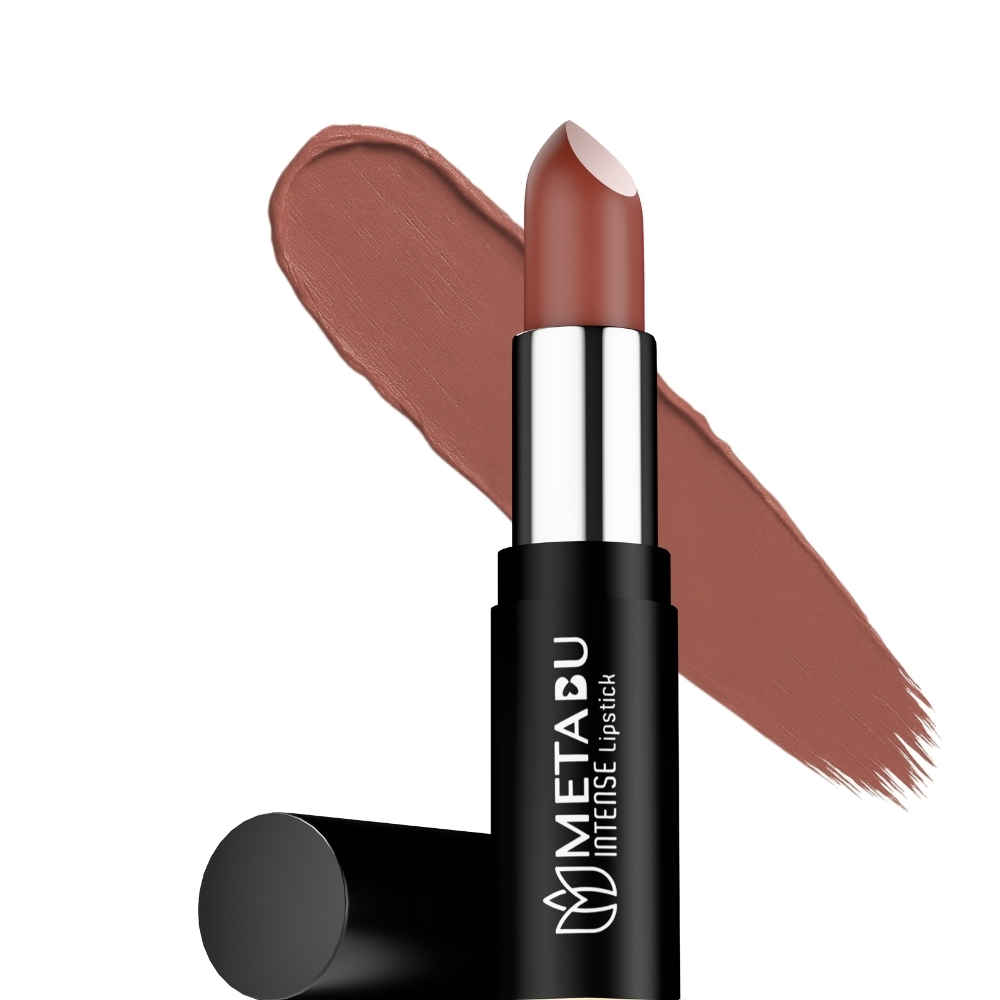 Buy Metabu Satin Matte Lipstick – Velvet Mocha 13 | Long Lasting 8H Wear, Highly Pigmented, Enriched with Vitamin E, Paraben-Free, Vegan Lip Color&nbsp; 4.2 gm - Purplle