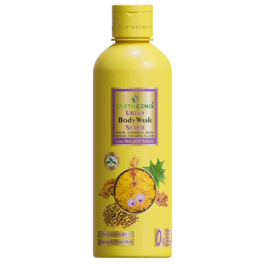 Buy Earthgenix Ubtan Body Wash Scrub with Pro Vitamin B5 - 300 ml - Purplle