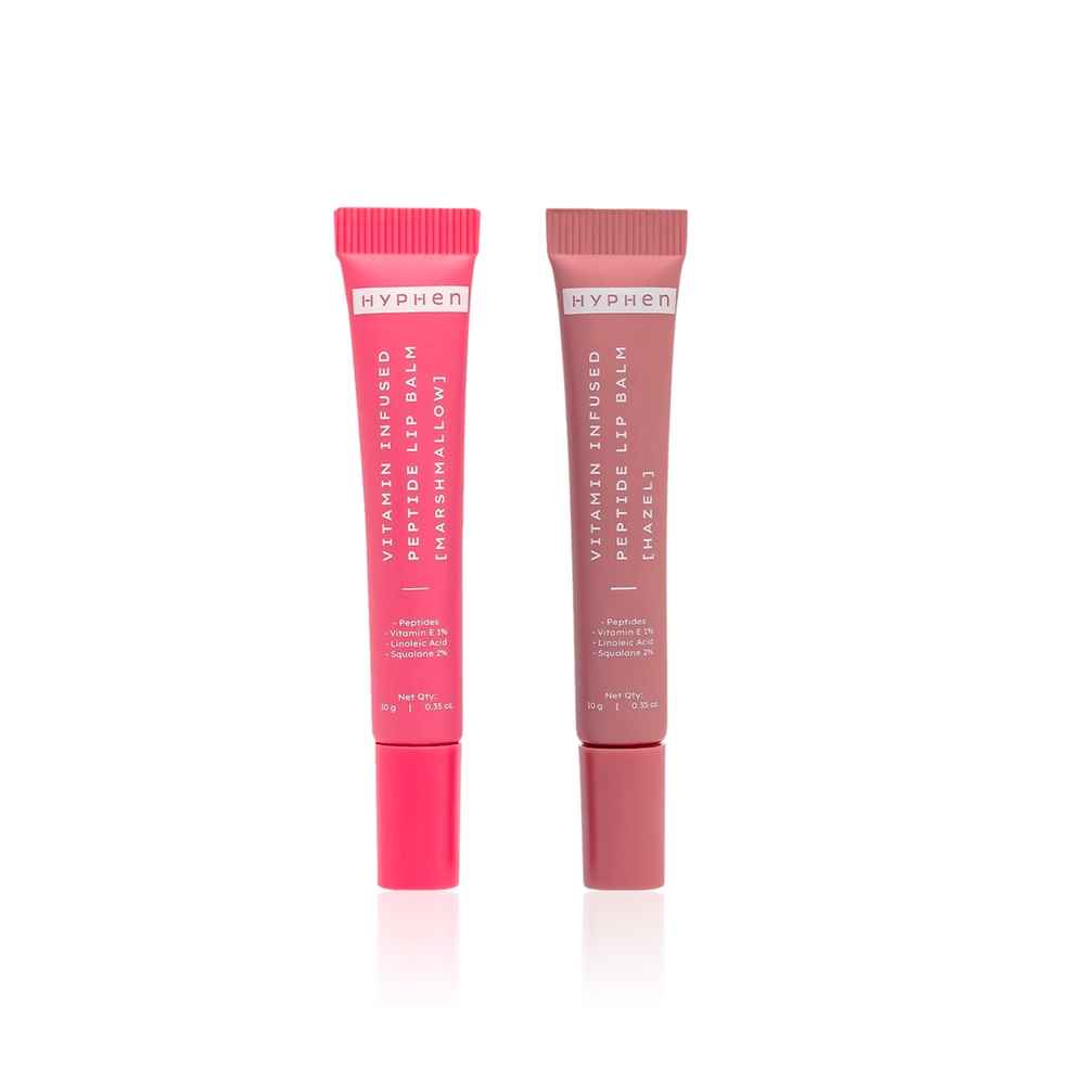 Buy Hyphen Lip Care Duo – (Lip Balm Hazel 10 gm + Lip Balm Marshmallow 10 gm) combo of 2 - Purplle