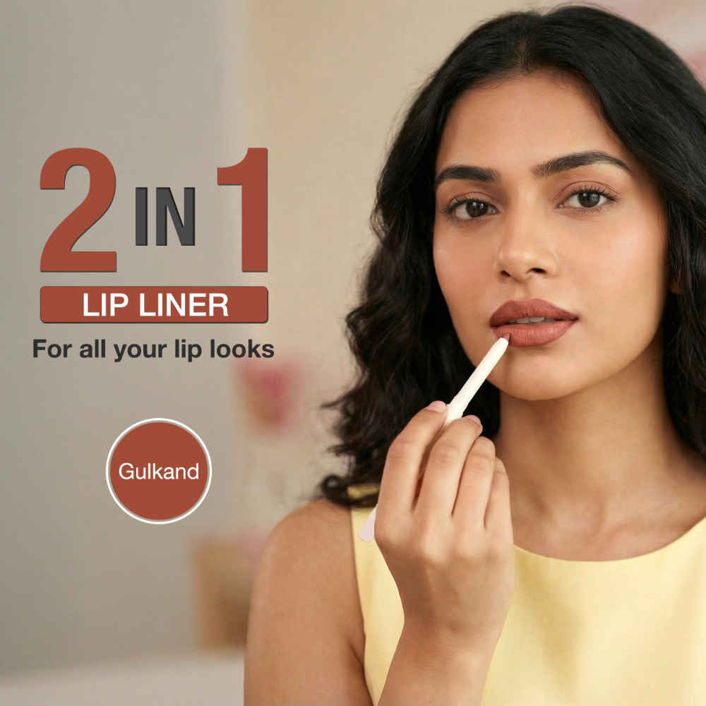 Buy NY Bae 2-in-1 Lip Liner & Lip Colour - Shade - Laung Brown| Smooth Creamy Glide | Rich Colour Payoff | Matte, Non-Drying | Easy to Line & Fill | 6 Indian-Skin-Friendly Shades - Purplle
