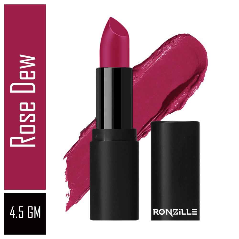 Buy Ronzille Long Lasting Lipstick up to 12 Hours Stay Matte Finish-(Rose Dew, 4.5 gm) - Purplle