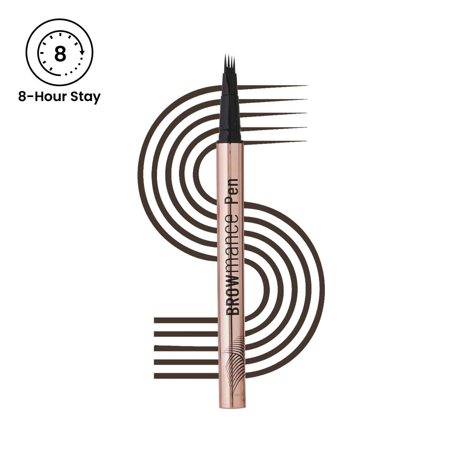 Buy Swiss Beauty BROWmance Pen | Fills In Sparse Hair | 8-Hour Stay | Waterproof | DEEP brown (1 ml) - Purplle