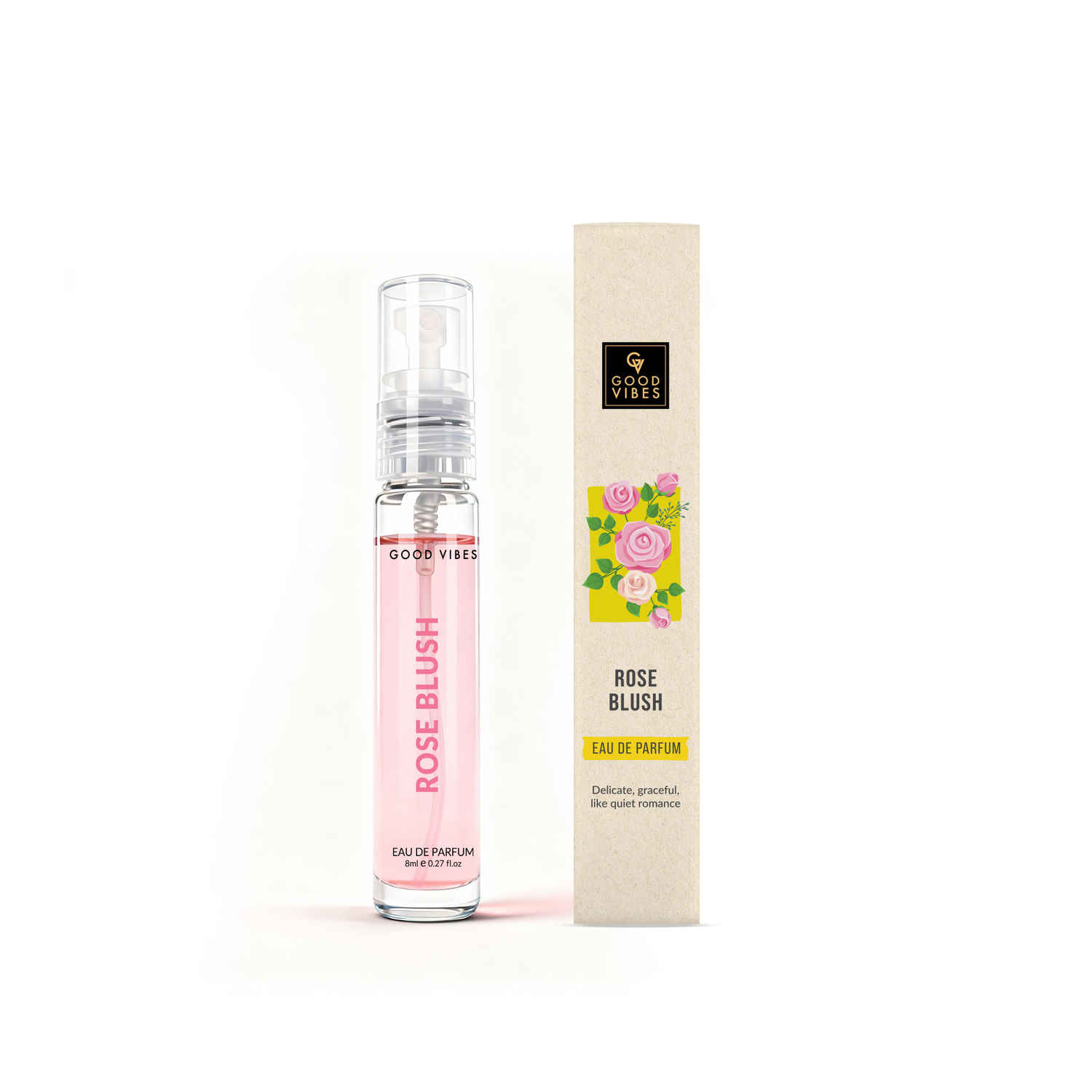 Buy Good Vibes Rose Blush Perfume Freebie- 8 ml - Purplle