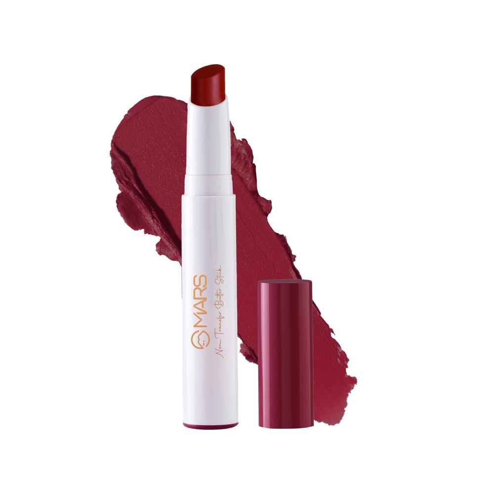 Buy MARS Matte Non-Transfer Butter Smooth Lipstick | Up to 12 Hours Long Lasting | Smudge Proof and Waterproof Lipstick for Women (3.5 gm) (03-Mums Favorite) - Purplle