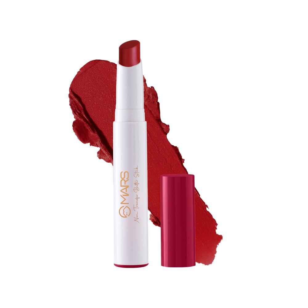 Buy MARS Matte Non-Transfer Butter Smooth Lipstick | Up to 12 Hours Long Lasting | Smudge Proof and Waterproof Lipstick for Women (3.5 gm) (12-Reunion) - Purplle