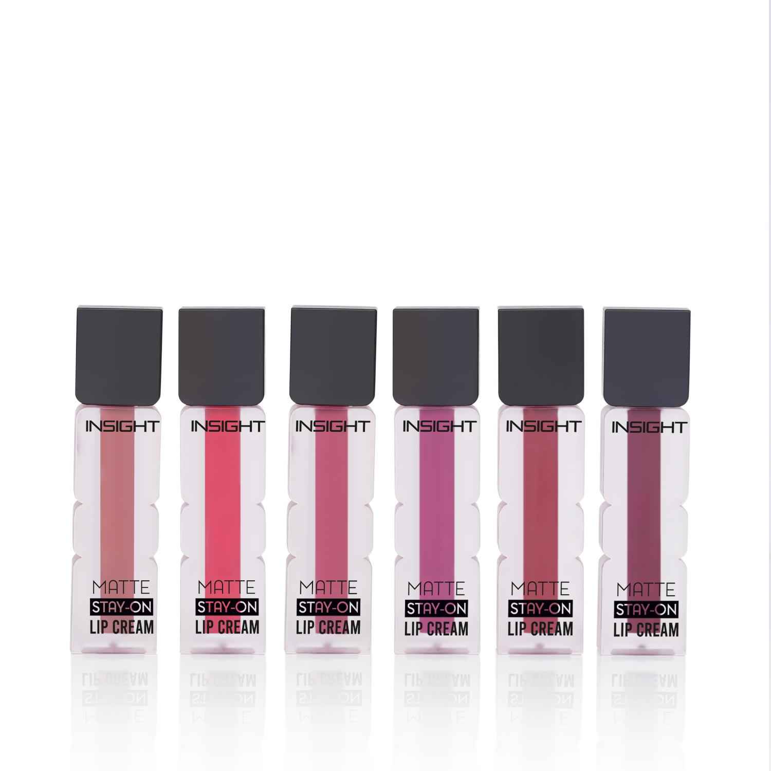 Buy Insight Cosmetics Matte Stay-On Lip Cream - Set A - 21 gm - Purplle