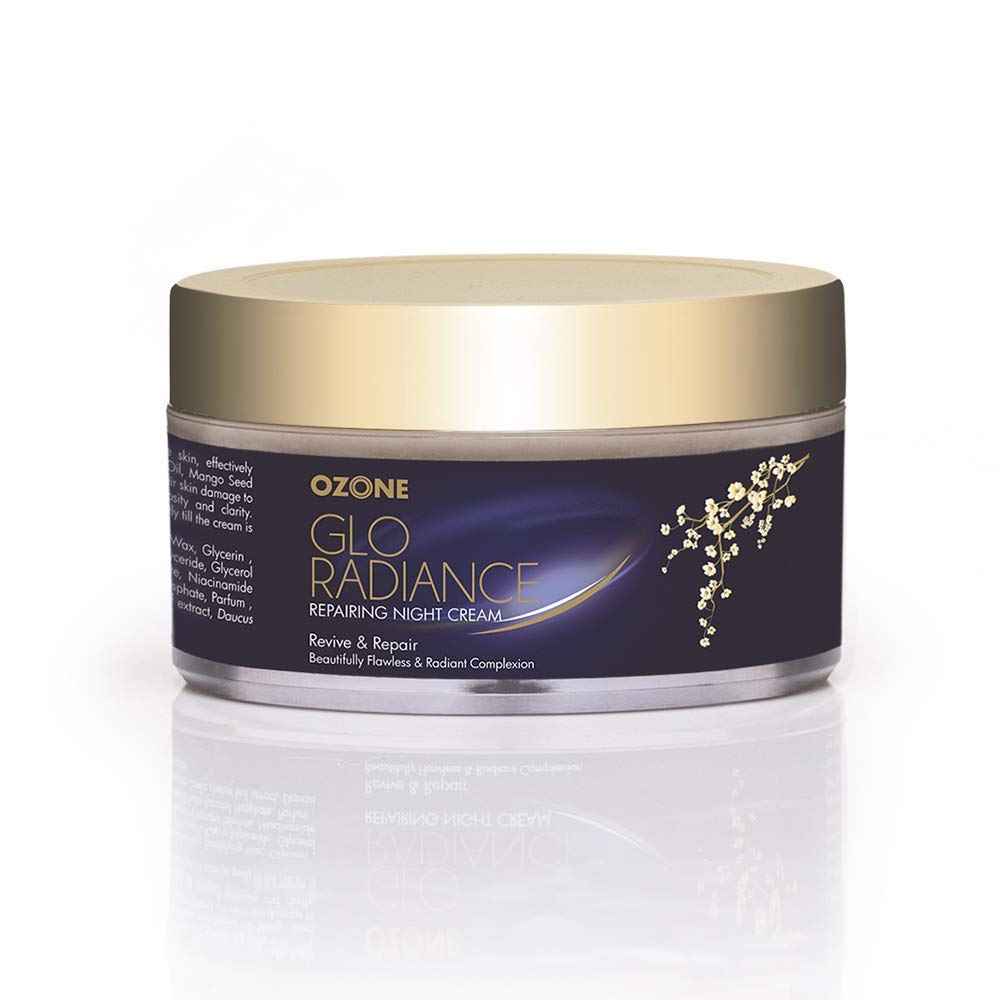 Buy OZONE GLO RADIANCE REPAIRING NIGHT CREAM (50 gm) - Purplle
