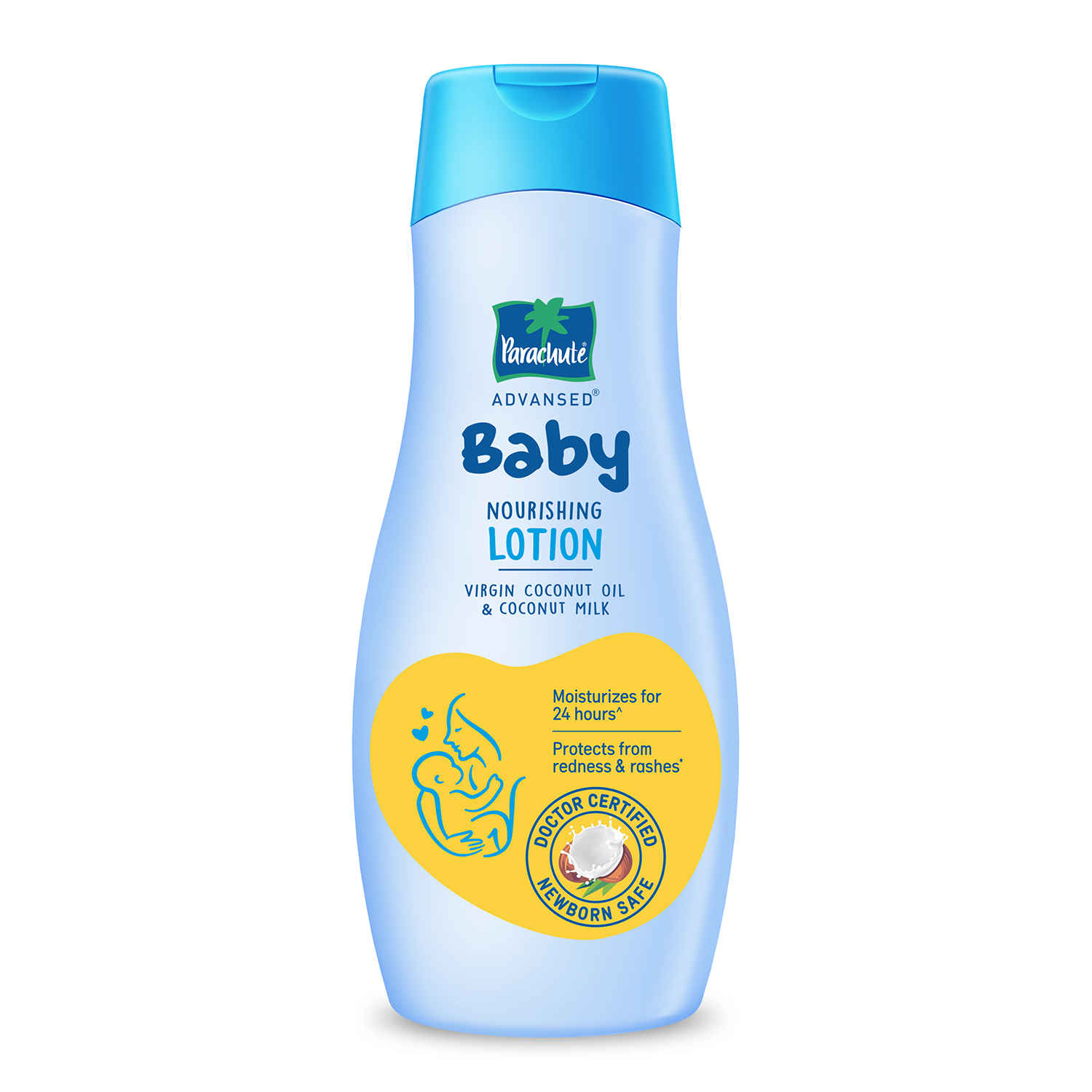 Buy Parachute Advansed Baby Lotion for New Born Babies | Doctor Certified | Virgin Coconut Oil & Coconut Milk | Ph 5.5 | 24 Hour Moisturization | 410 ml - Purplle