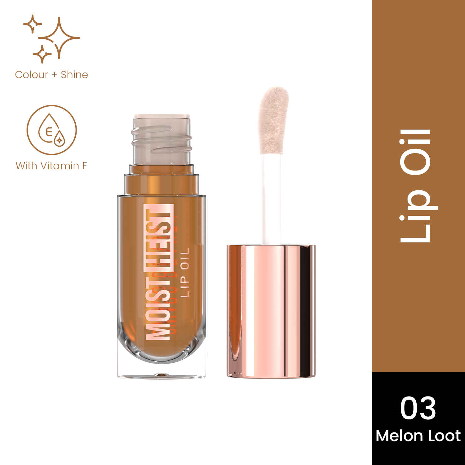 Buy Swiss Beauty Moist Heist Lip Oil | Colour-Changing | With Vitamin E & Mint Oil | Nourish & Protect - 4.8 gm, Melon Loot - Purplle