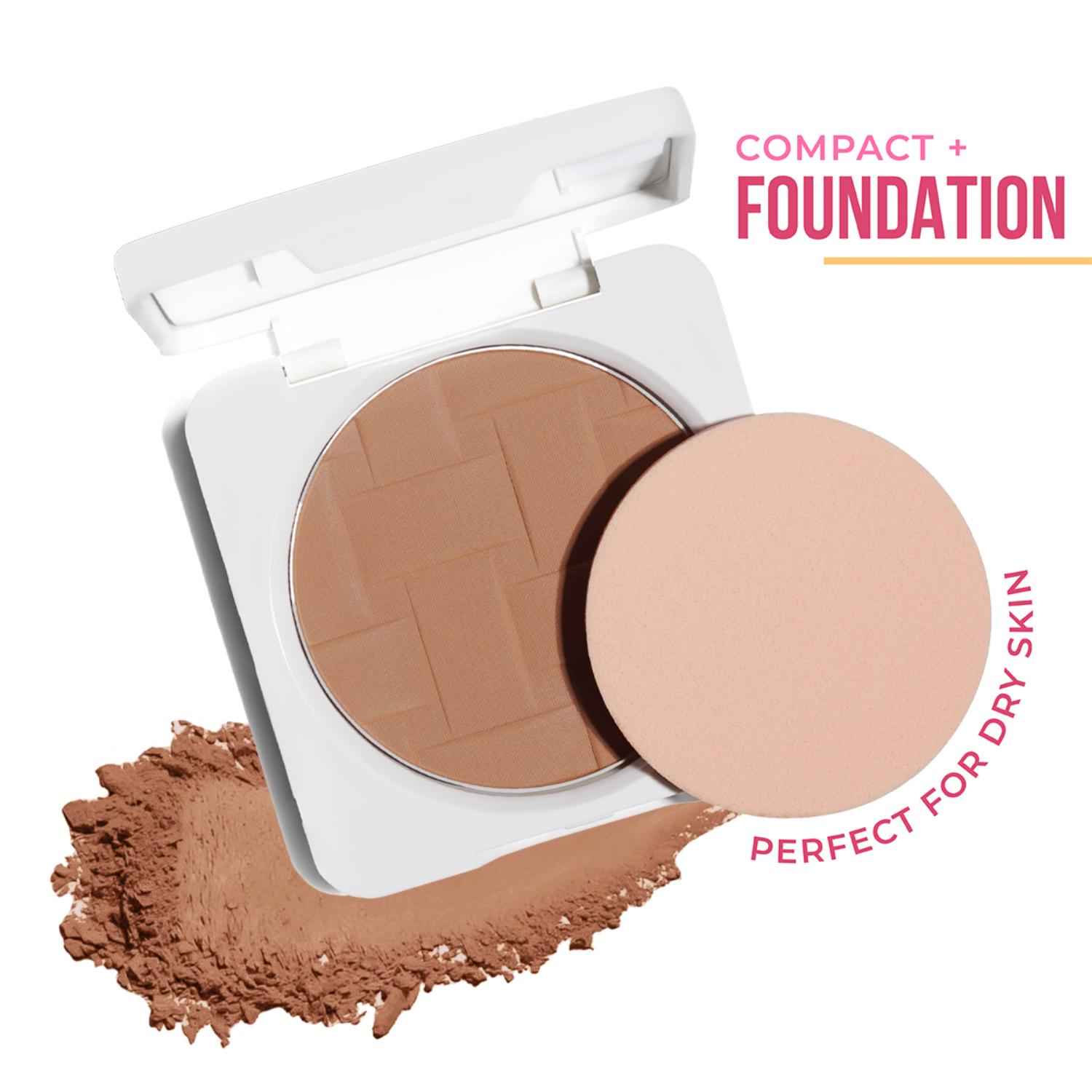 Buy Insight Cosmetics Moisture Lock Compact Foundation - Rich Cocoa - 11 gm - Purplle