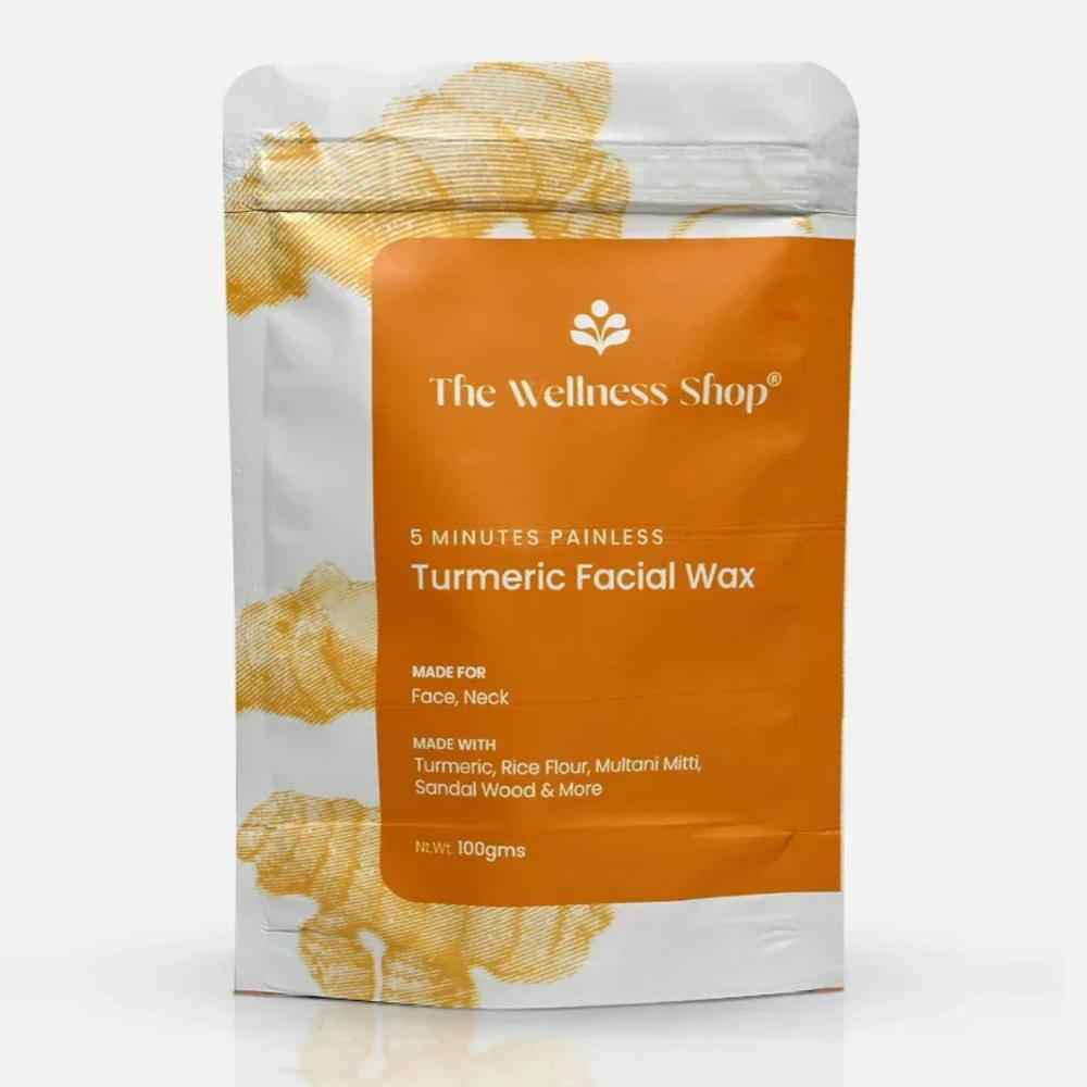 Buy The Wellness Shop Turmeric Facial Wax Powder 100 gm - Purplle