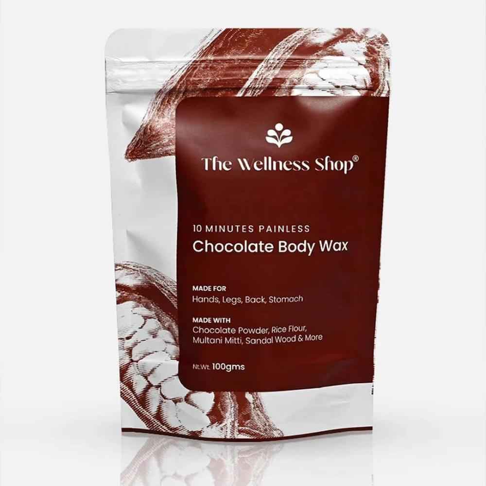 Buy The Wellness Shop Chocolate Body Wax Powder 100 gm - Purplle