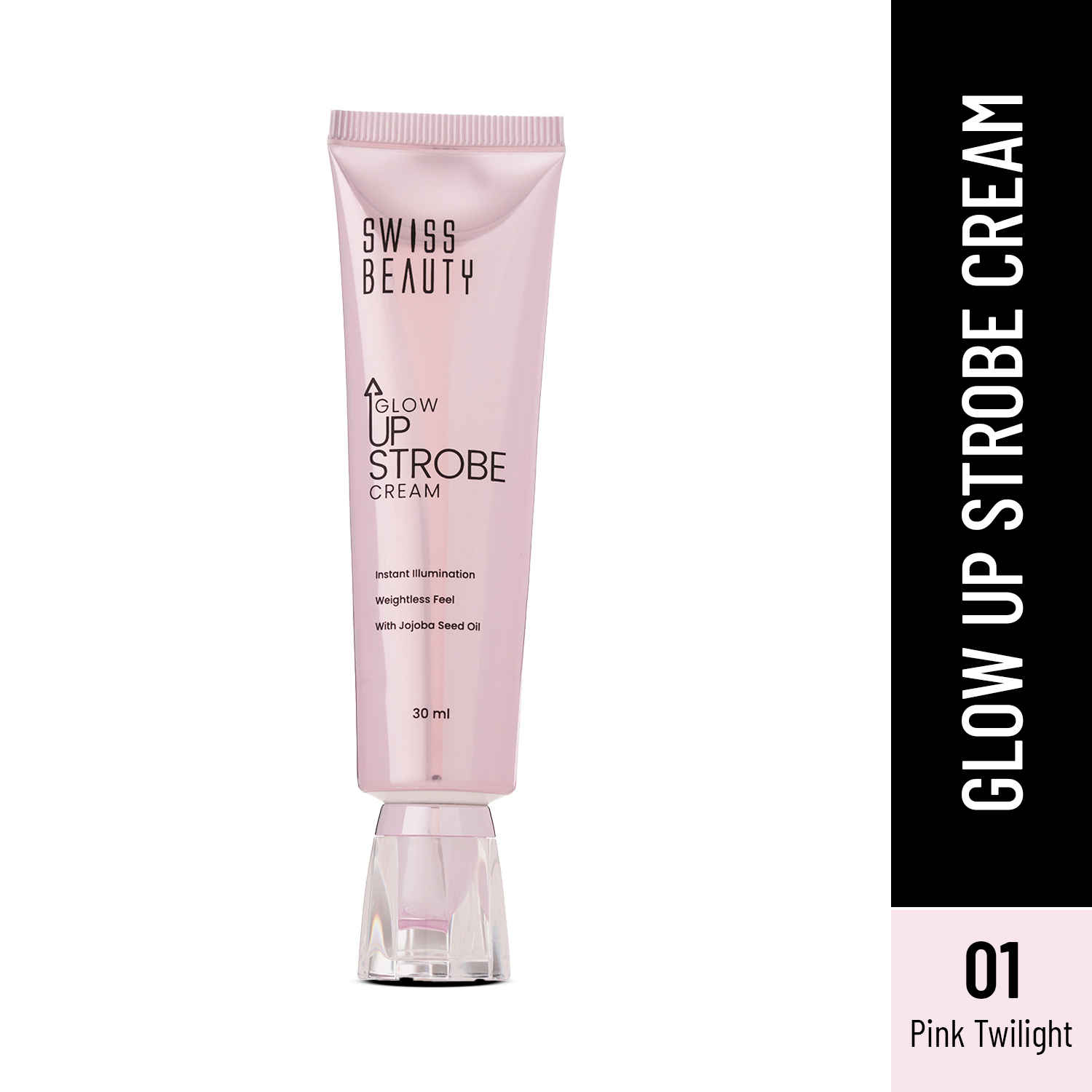 Buy Swiss Beauty Glow Up Strobe Cream | Dewy and Hydrating Glow - 30 ml, Pink Twilight - Purplle