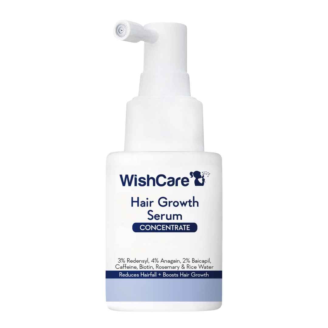 Buy WishCare Hair Growth Serum Concentrate - Resdensyl, Anagain, Caffeine, Biotin, Keratin & Rice Water 20 ml - Purplle