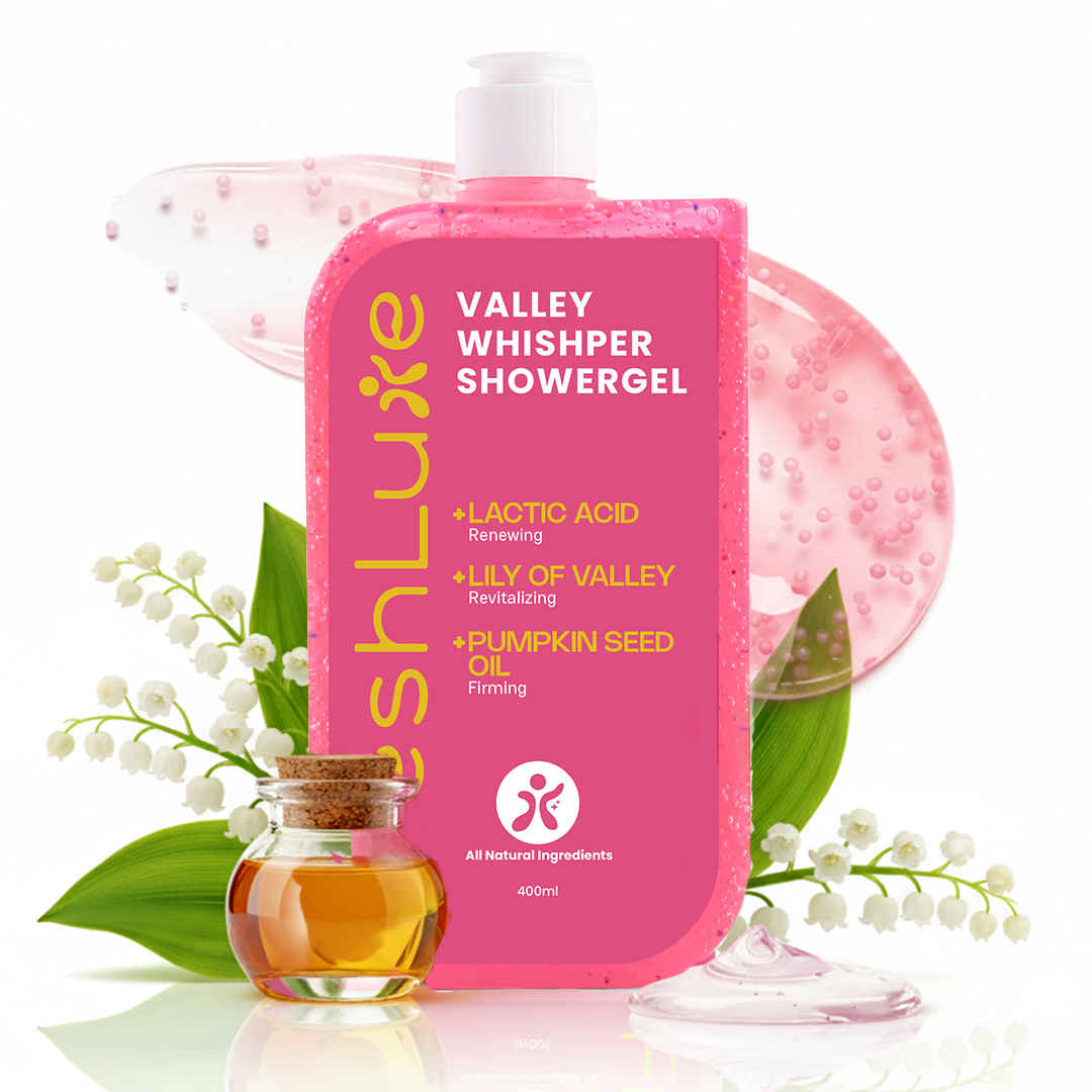 Buy FreshLuxe Valley Whisper Shower Gel & Body Wash | Infused with 1% Saligaurd PCG & Lactic Acid, Lily of the Valley | Brightening & Exfoliating | Reduces Dark Spots | Floral Scent | 400 ml - Purplle
