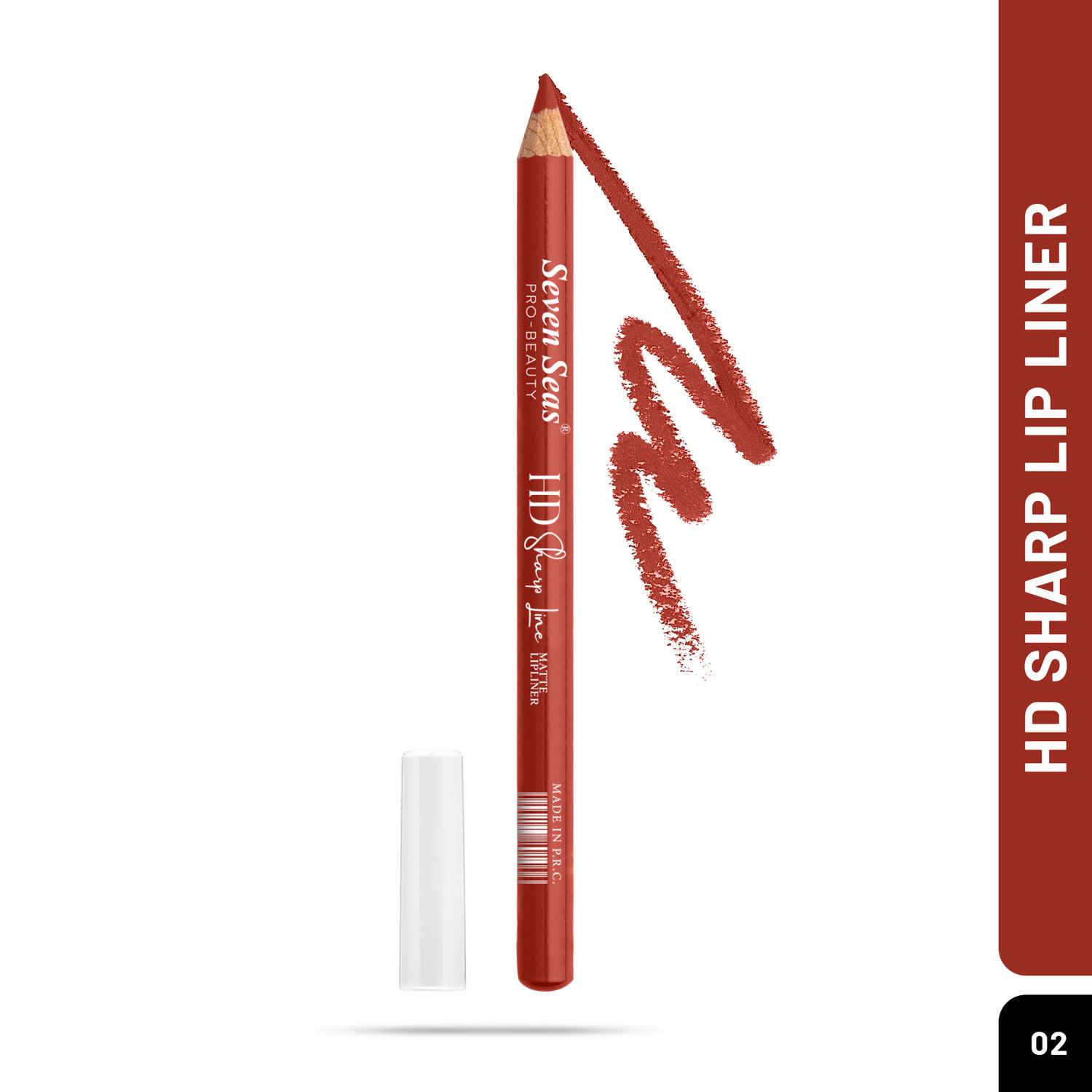 Buy Seven Seas HD Sharp Line Lip Liner - 02 Magnetic (1.3 gm) | Matte Lip Liner | Transfer-proof | Long Lasting | Highly Pigmented - Purplle
