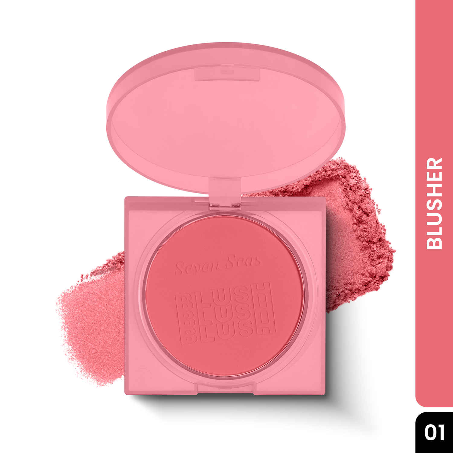 Buy Seven Seas Blusher Eyeshadow Palette - Shade-01 (11.5 gm) | Buildable Coverage | Perfect Pigmentation | Blusher for Women - Purplle