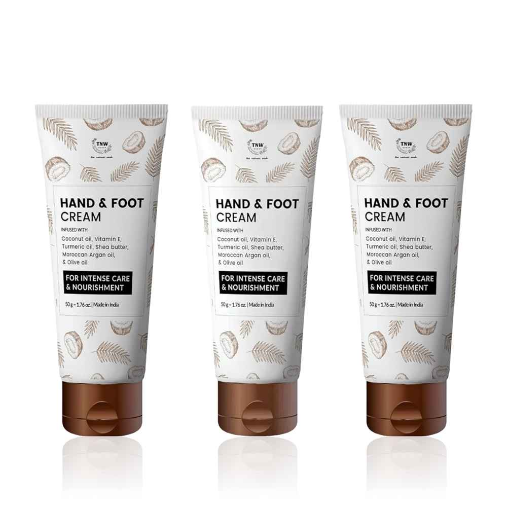 Buy TNW - The Natural Wash Hand & Foot Cream 50 gm | Pack of 3 - Purplle