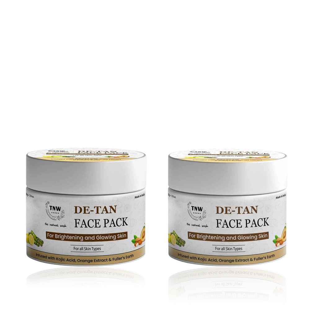 Buy TNW - The Natural Wash D-Tan Face Pack 50 gm | Pack of 2 - Purplle
