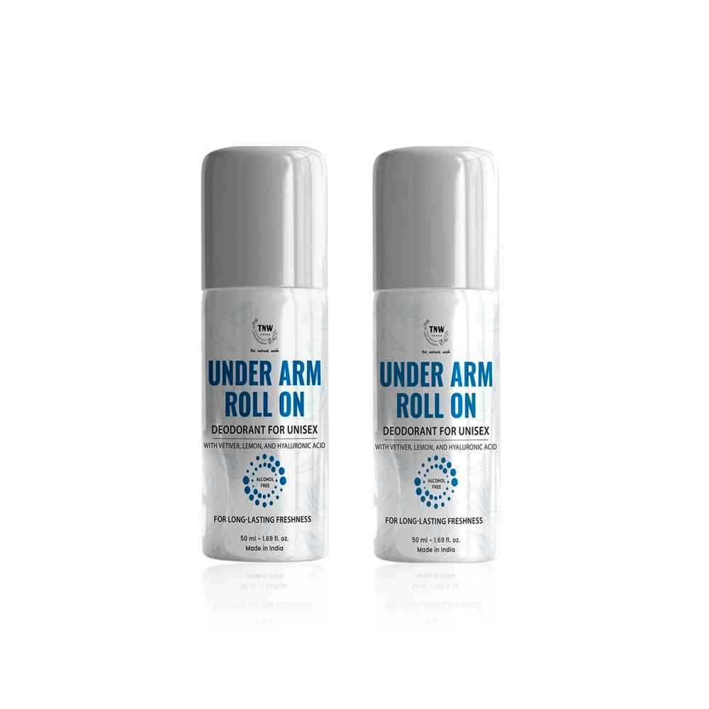 Buy TNW - The Natural Wash Underarm Roll-On Deodorant (Unisex) 50 ml | Pack of 2 - Purplle