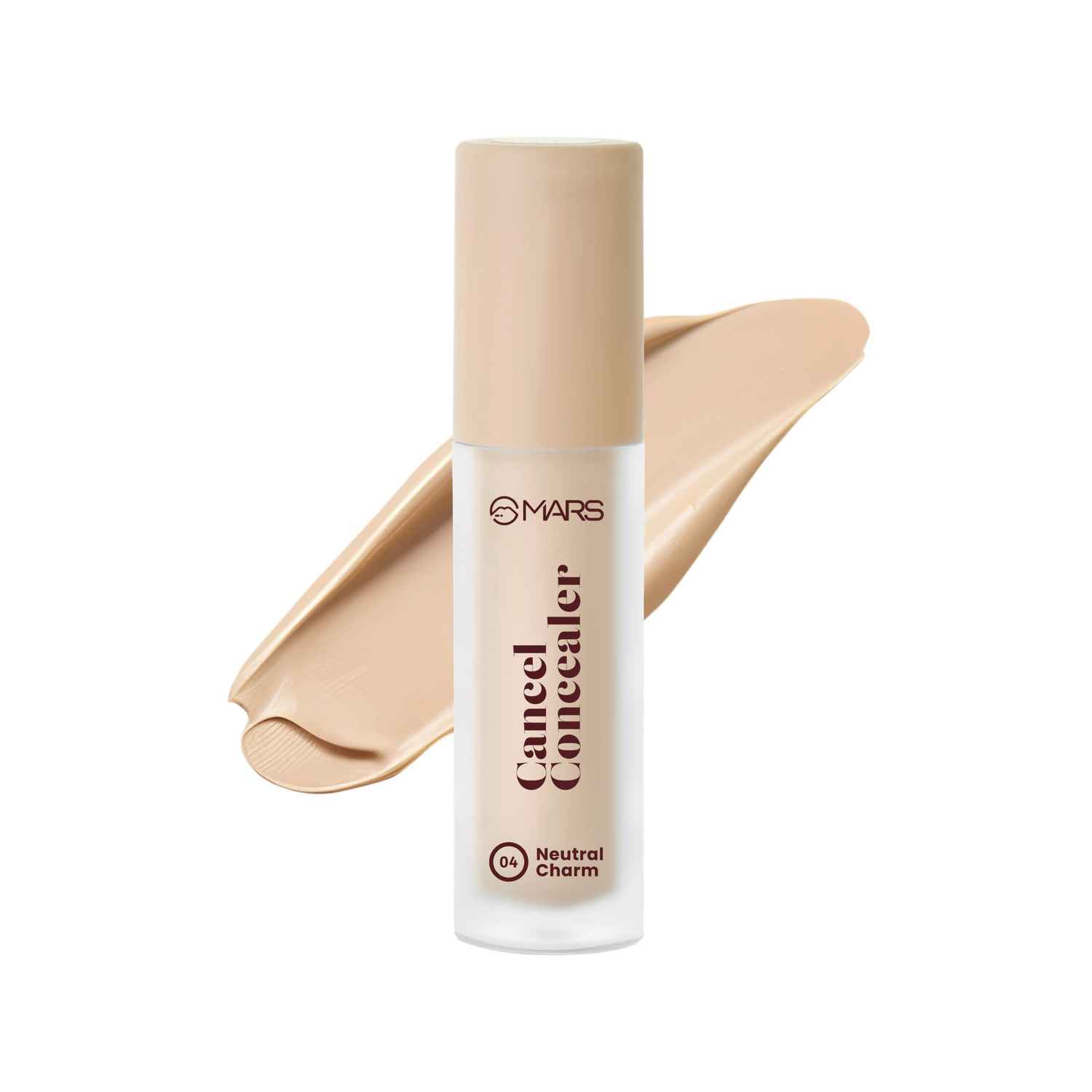 Buy MARS Cancel Concealer for Face Makeup with Radiant Natural Finish | 04-Neutral Charm | 6 ml | Lightweight | Medium to High Coverage | Long-Lasting & Multi-Purpose | Crease Resistant - Purplle