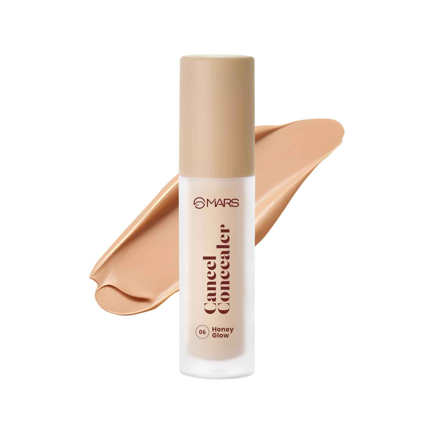 Buy MARS Cancel Concealer for Face Makeup with Radiant Natural Finish | 06-Honey Glow | 6 ml | Lightweight | Medium to High Coverage | Long-Lasting & Multi-Purpose | Crease Resistant - Purplle