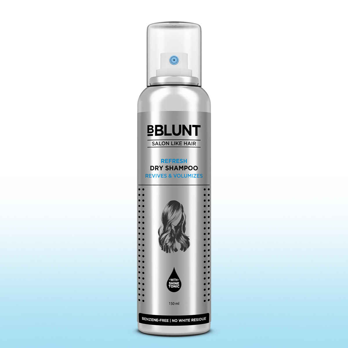 Buy Bblunt Refresh Dry Shampoo to Instantly Refresh & Add Volume - 150 ml Benzene-Free | Leaves No Residue - Purplle