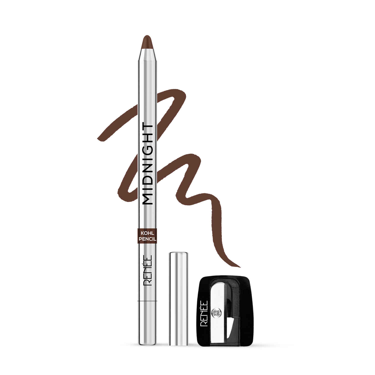 Buy RENEE Midnight Kohl Pencil- Brown, 1.5 gm - Purplle