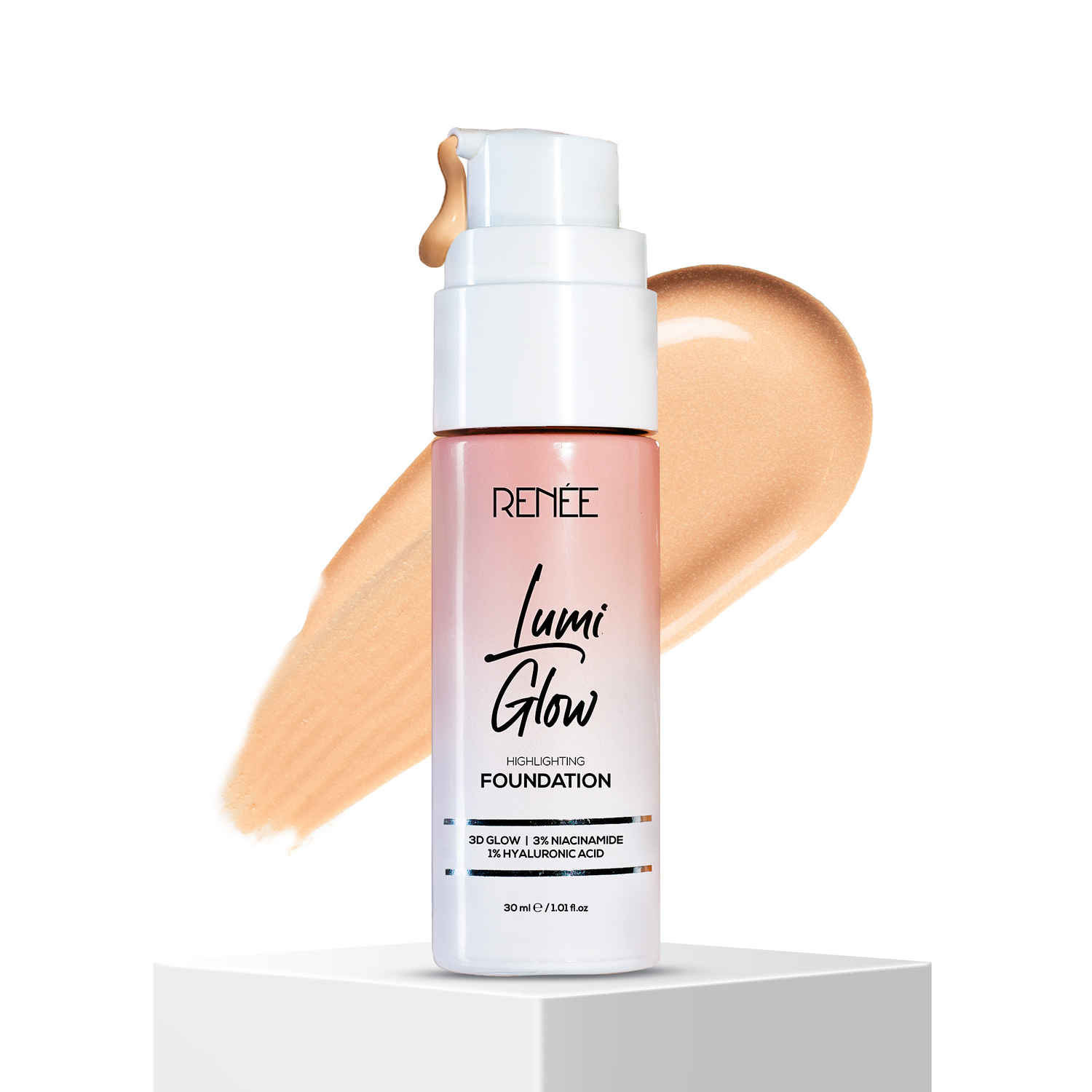 Buy RENEE Lumi Glow Highlighting Foundation 02 Glazed Bronze - 30 ml - Purplle