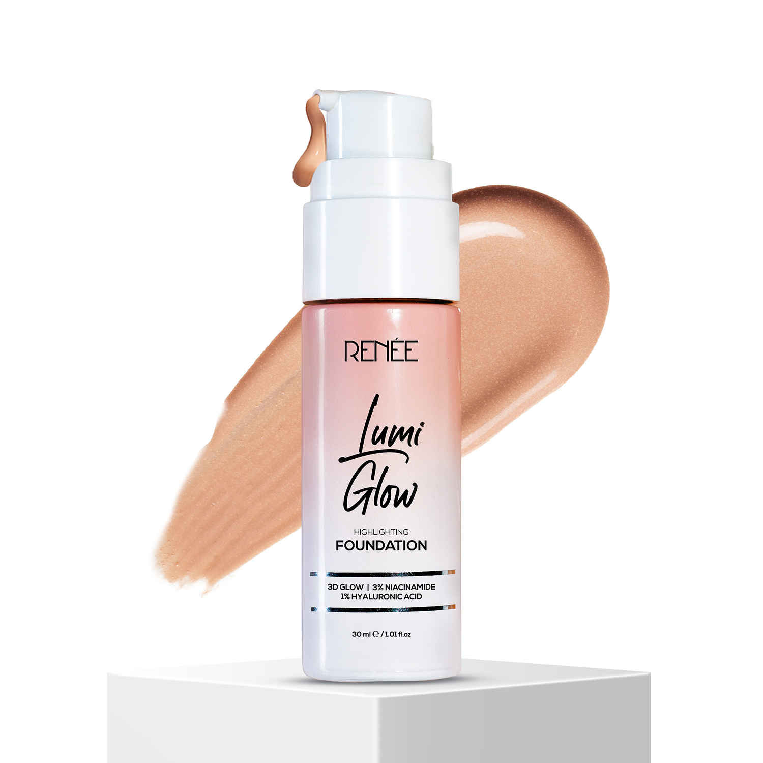 Buy RENEE Lumi Glow Highlighting Foundation 03 Radiant Beige - 30 ml - Purplle