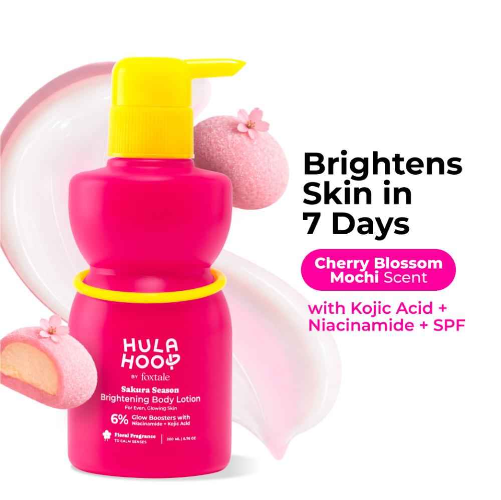 Buy Hula Hoop Brightening Body Lotion by Foxtale | Brightens & Hydrates | 200 ml  - Purplle