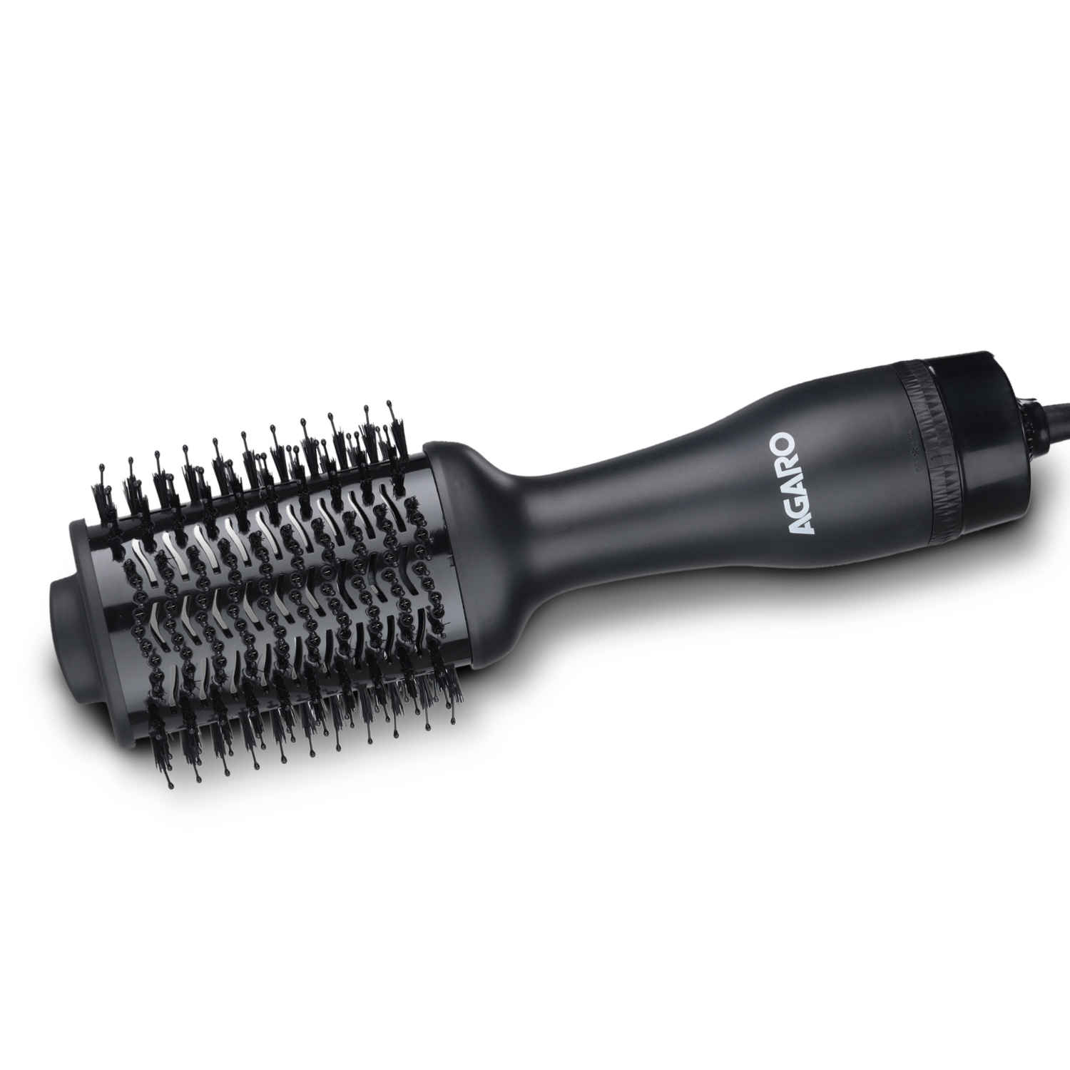 Buy AGARO HV2179 Hot Air Brush for Hair, Blow Dryer Brush, Volumizer & Styler, 360° Airflow Vent, Oval Barrel for Hair Volume, Charcoal Bristles, Ceramic Tourmaline Coating Brushing Head, 1200W, Black - 1 pc - Purplle