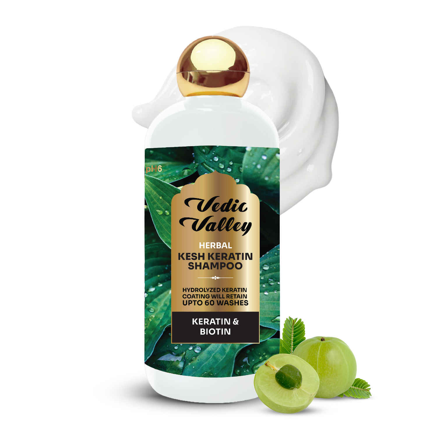 Buy Vedic Valley Kesh Keratin Shampoo 300 ml - Purplle