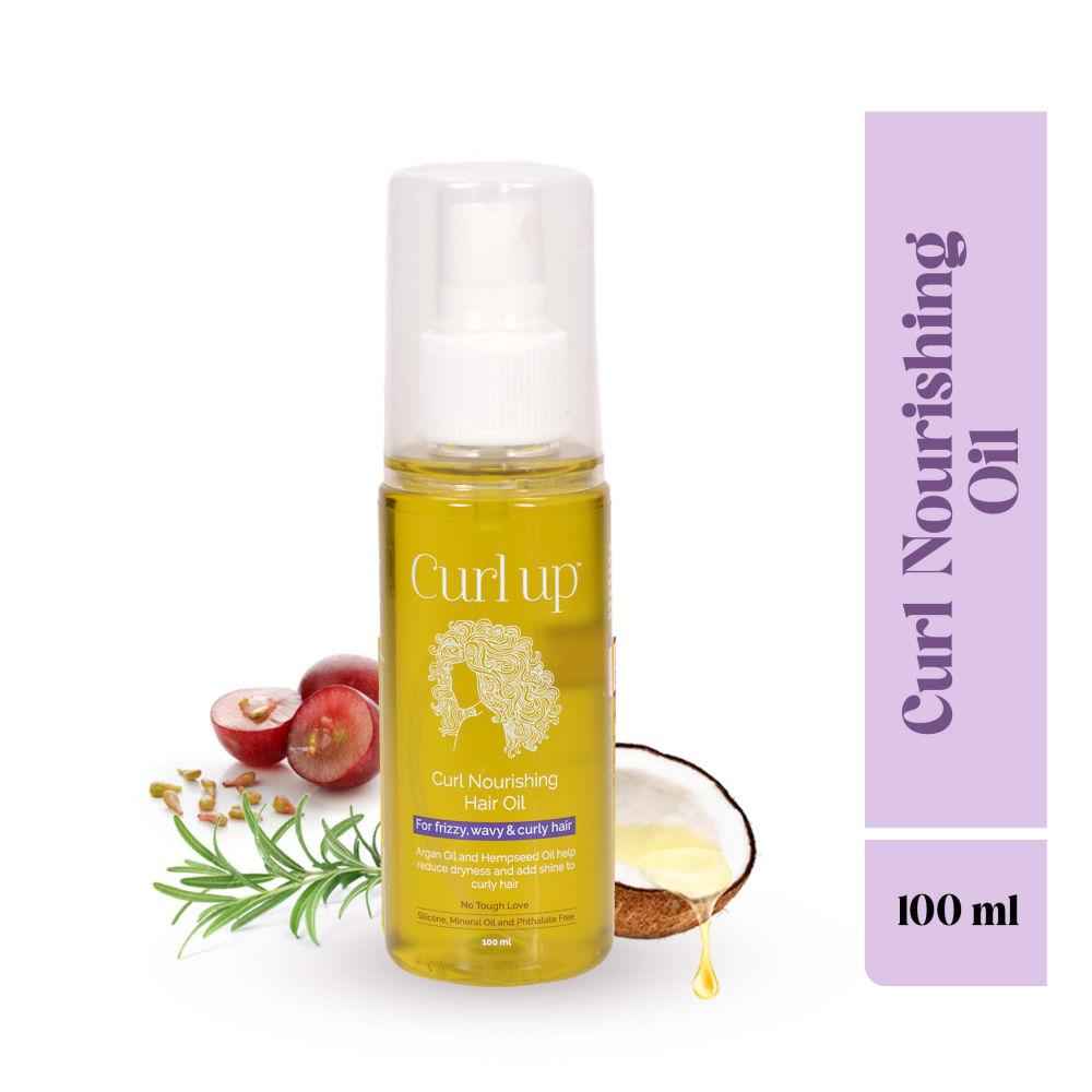 Buy Curl Up Curl Nourishing Hair Oil 100 ml - Purplle